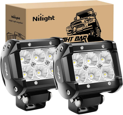 Nilight LED Pods Arbejdslygter 2 Stk. 60001F-B