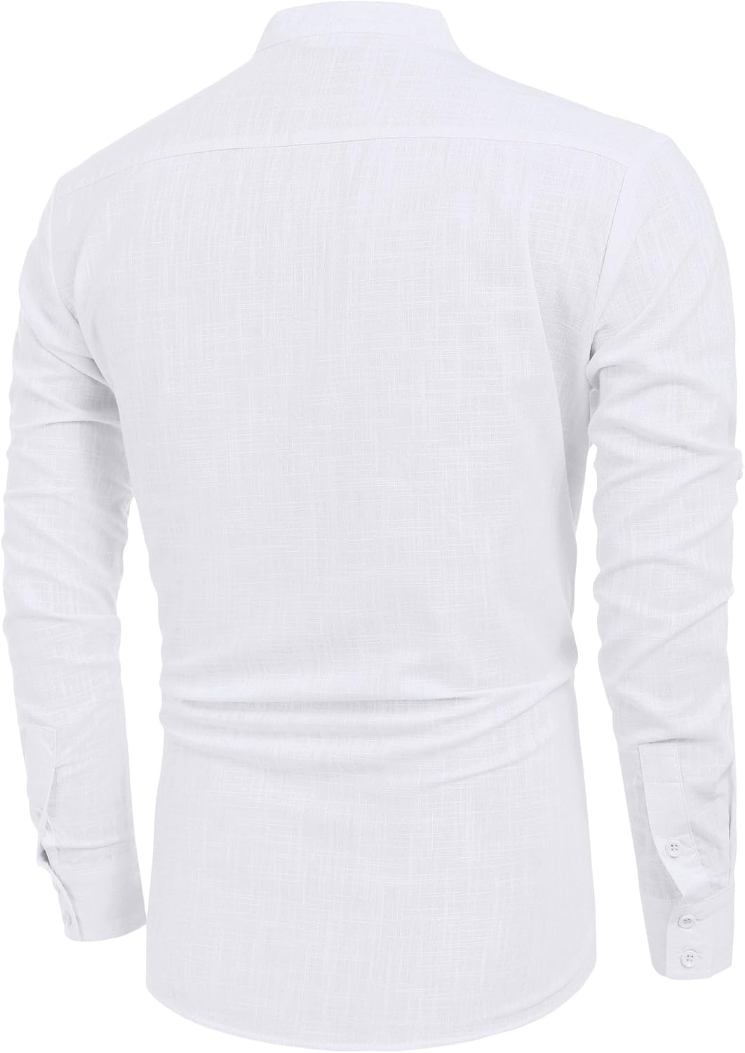 COOFANDY Herre Henley T-Shirt Langærmet Bomuld Hør ZSJ007181