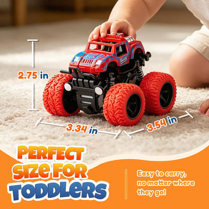 ANAOER Monster Trucks Legetøjssæt 4 Stk.