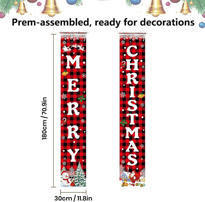 Merry Christmas Banner Juledekoration 182,9x30,5 cm