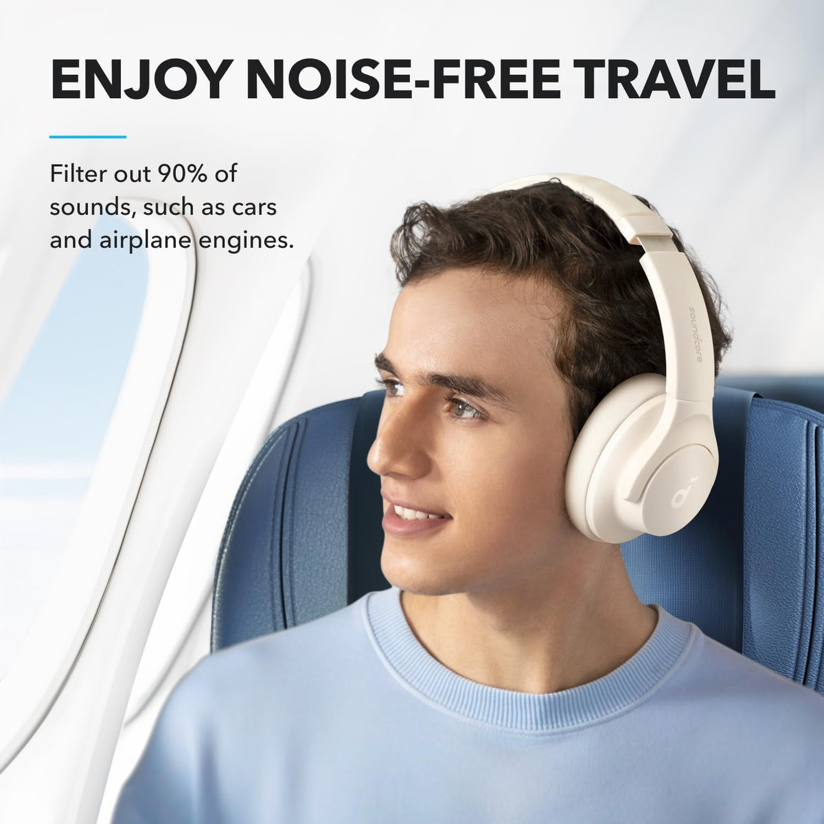 Soundcore Q20i Trådløse Over-Ear Hovedtelefoner A3004