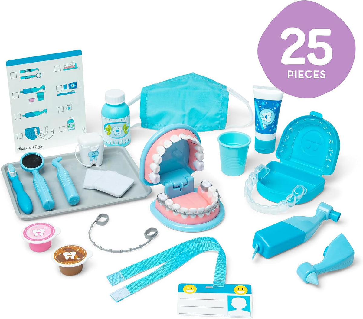 Melissa & Doug Super Smile Tandlægesæt 25 Dele 8611