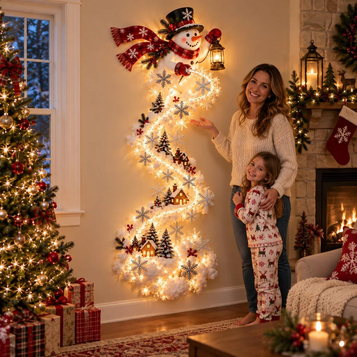 Christmas Magic Trail LED Julevæglampe 80 x 40 cm