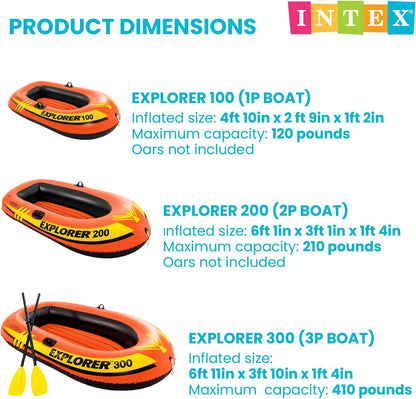 INTEX Explorer Oppustelig Båd 58332EP