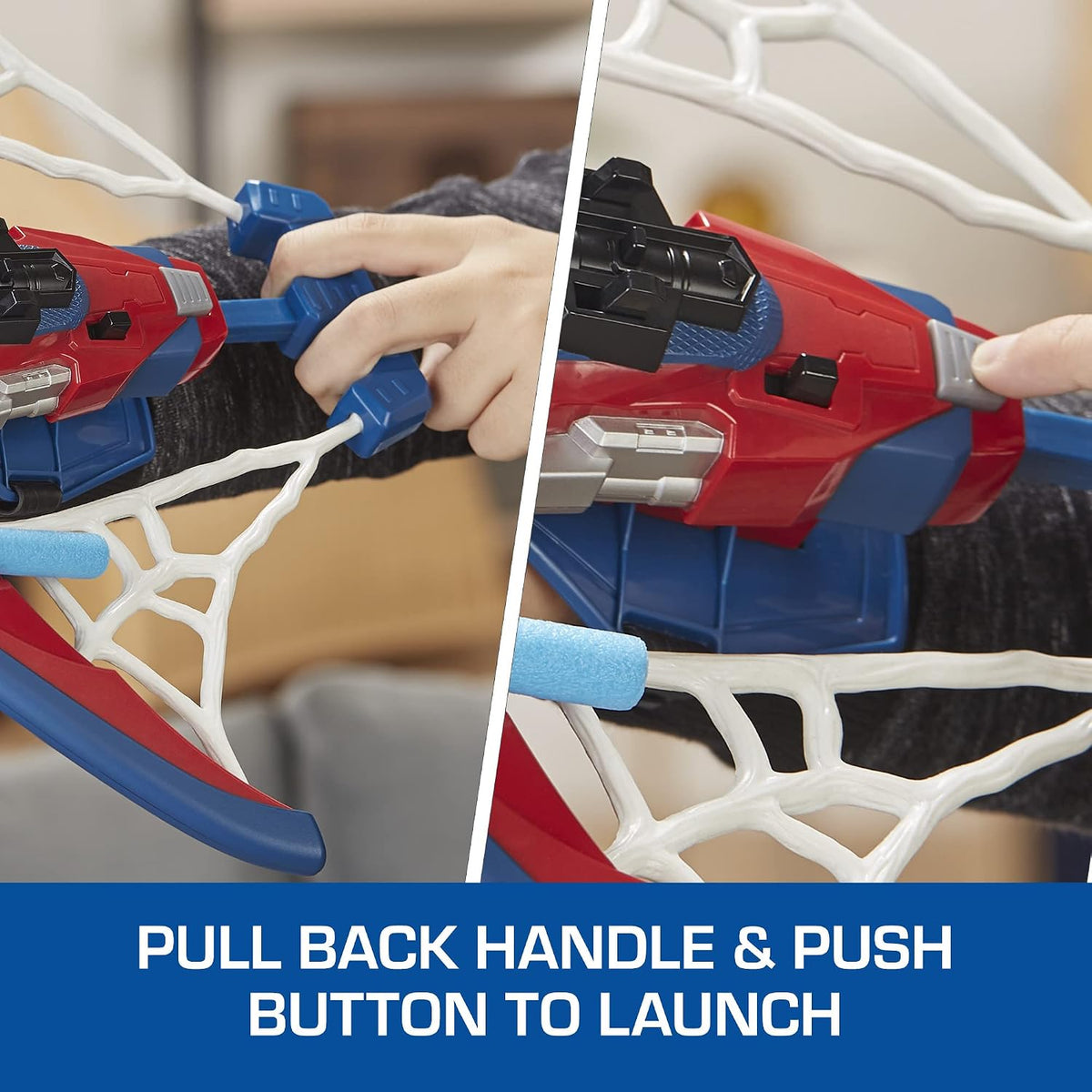 Marvel Spider-Man Web Shots Spiderbolt NERF Blaster
