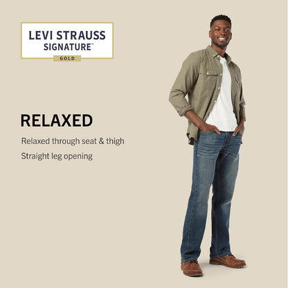 Levi Strauss Signature Gold Herre Jeans Relaxed Fit Flex
