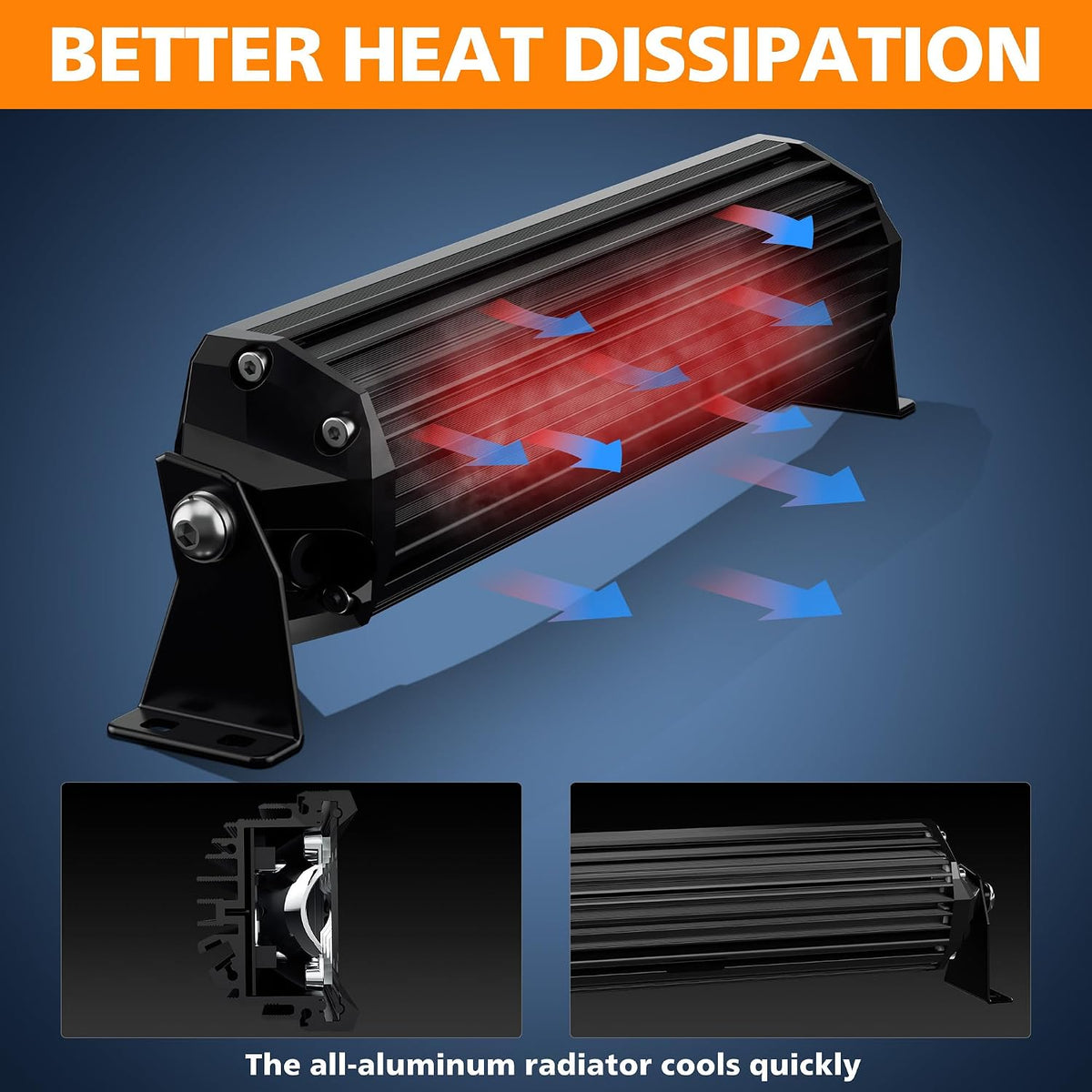 EK ENNOKING Gul LED Light Bar 100W S5D6