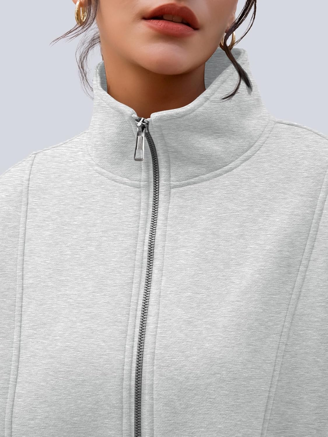 AUTOMET Quarter Zip Fleece Sweatshirt til Kvinder