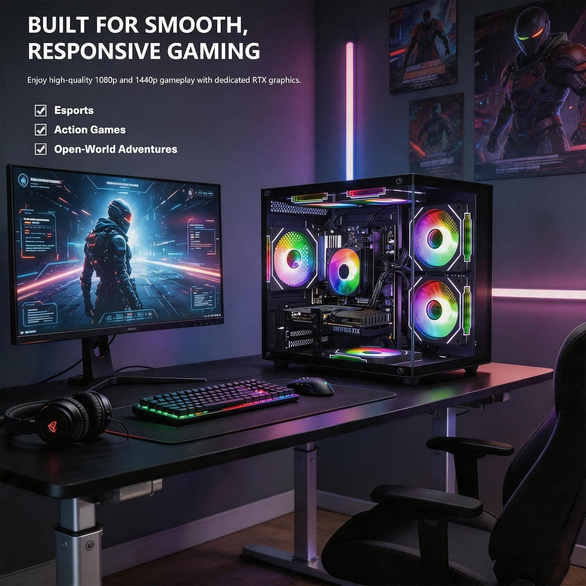 Olialia Gaming PC Ryzen 7 5700X RTX 3060 Ti