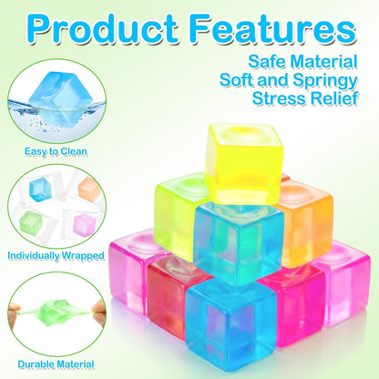 Mini Cube Squishy Fidget Legetøjssæt 30-Pakke FX-cube-30