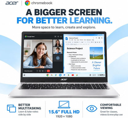 Acer Chromebook 315 15.6" Bærbar Computer Intel Celeron