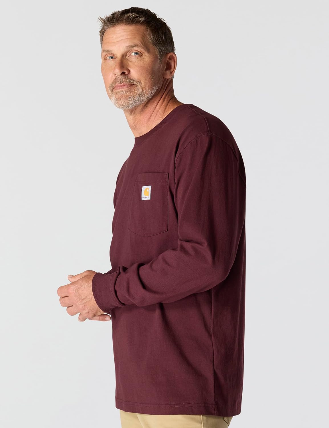 Carhartt Herre T-shirt Dearborn Loose Langærmet K126