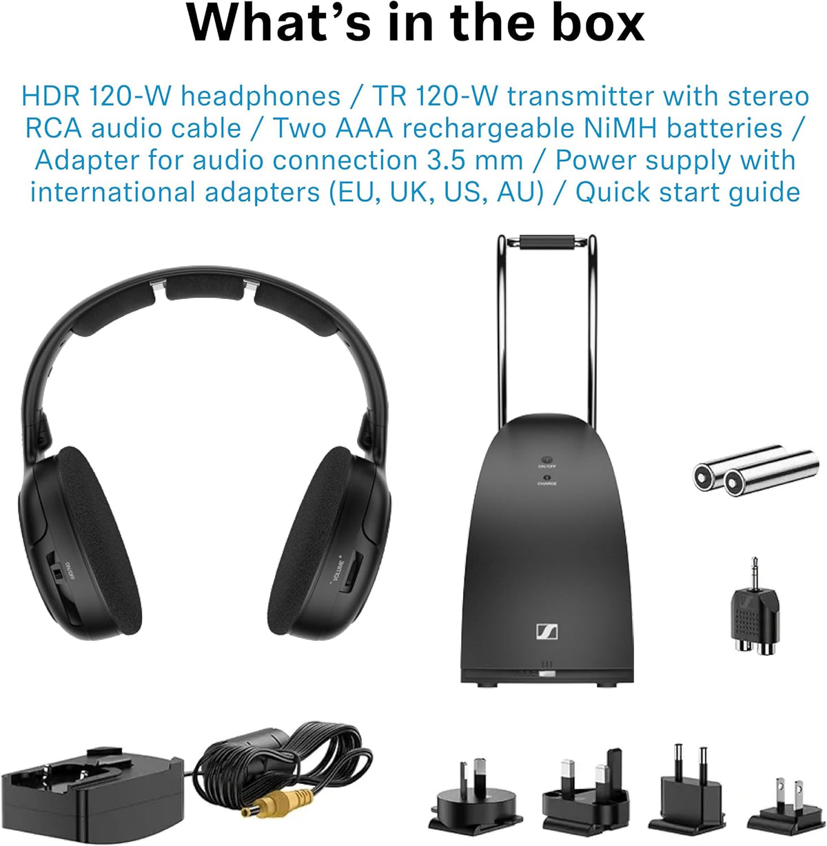 Sennheiser Trådløse On-Ear Høretelefoner RS 120-W 700171