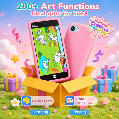 MOMILLA Børnetelefon Legetøj 5.0" PlaySmart