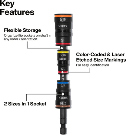 Klein Tools Slagskruetrækkersæt SAE 32303HD