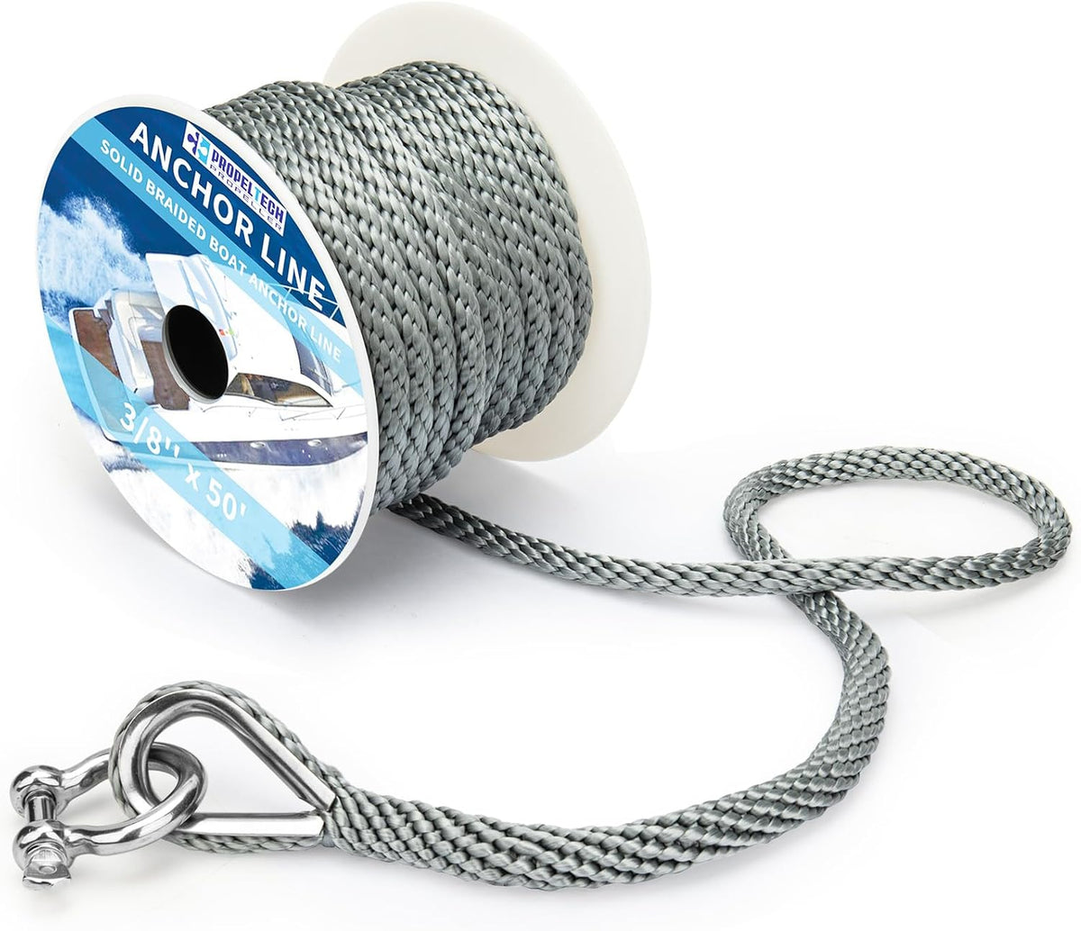 PropelTech Massiv Flettet Ankerline 10 mm x 15,2 m