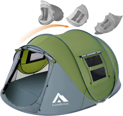 Londtren Pop-up Camping Telt 4 Personer GETIEN-Y-0307-41