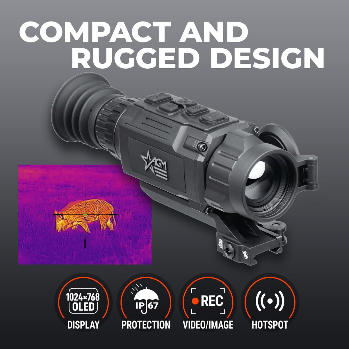 AGM Global Vision Termisk Kikkertsigte Rattler V2 TS35-384