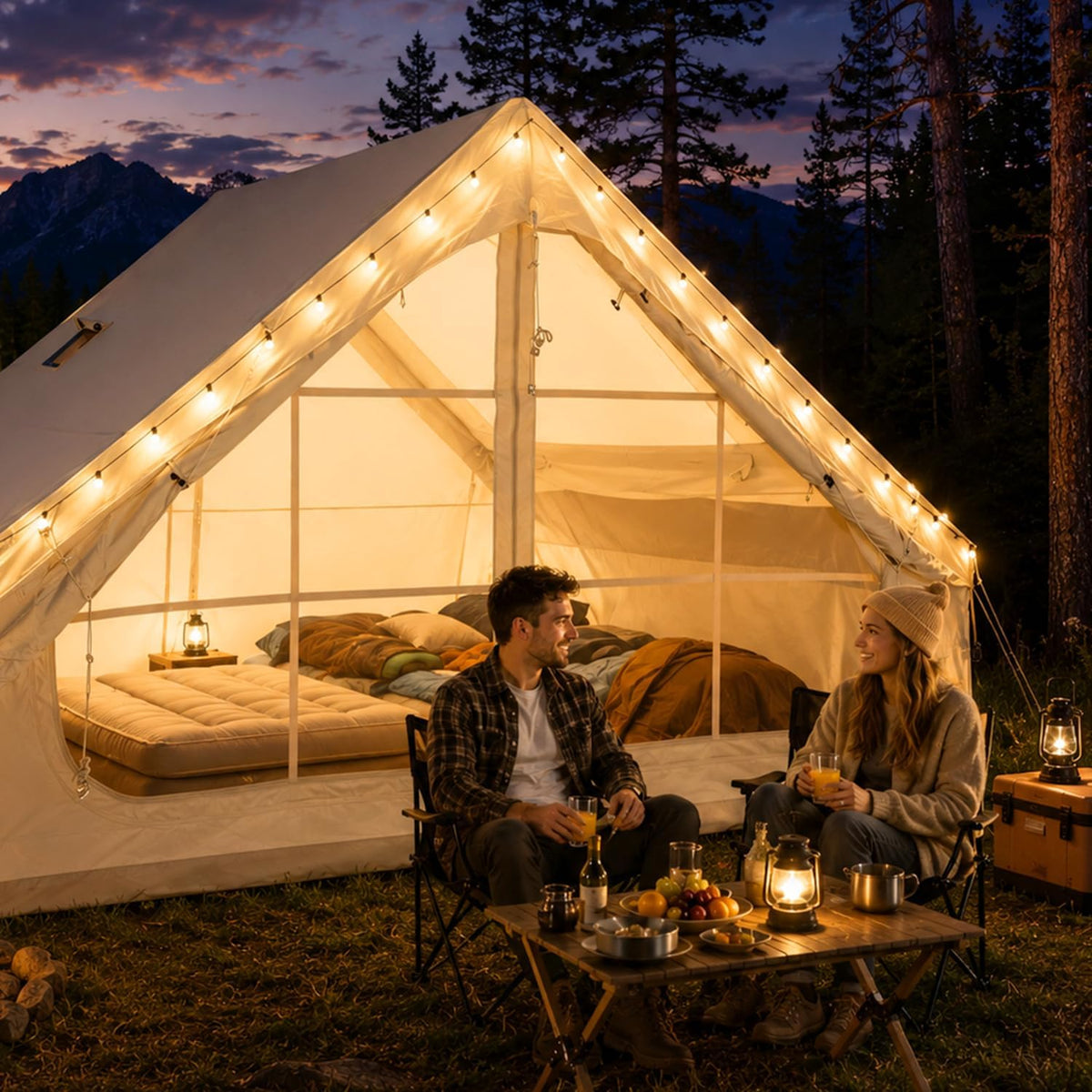 Al waha Al zhabia Oppusteligt Camping Telt 4 Personer OUD-ITC-0001-00
