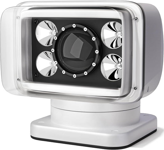 Amzwolf Fjernbetjent 360° LED Søgelys 17.8 cm 70W CH116-70W