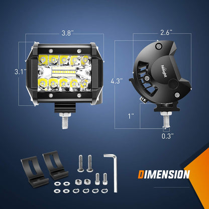 Nilight LED Light Bar Sæt 300W ZH414