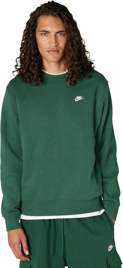 Nike Herre Sweatshirt Club Fleece Crew