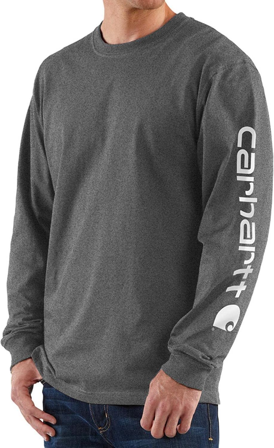 Carhartt Herre T-Shirt Dearborn Langærmet Logo K231