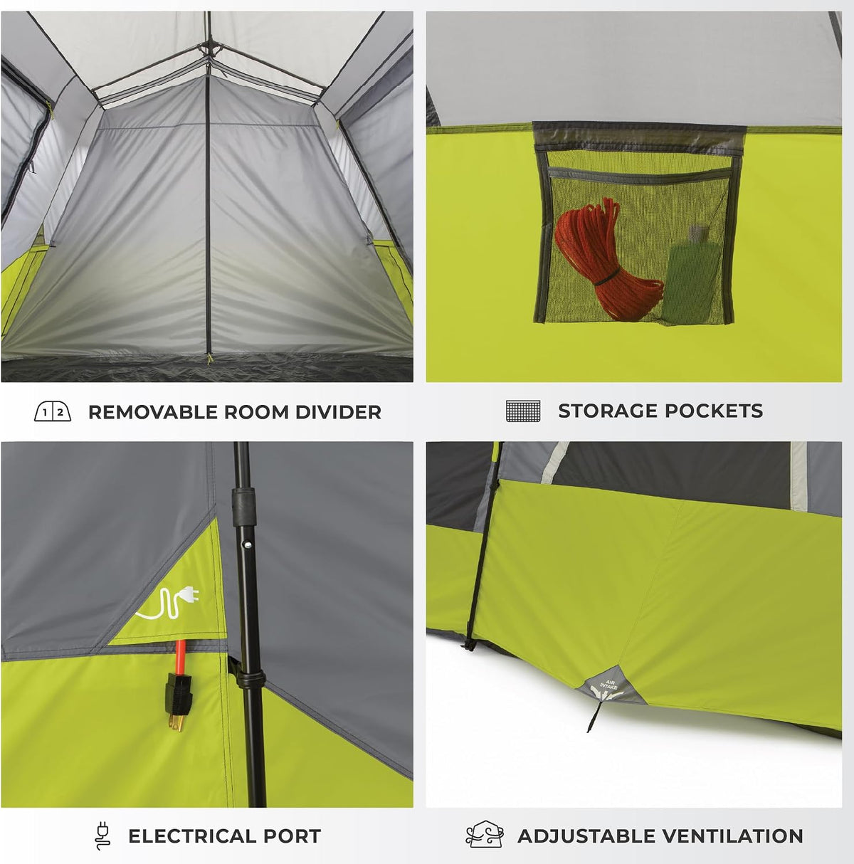 CORE Camping Telt 9 Personer 40008