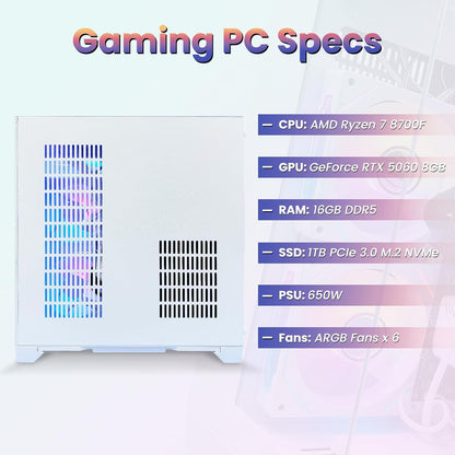 LXZ Gaming PC AMD Ryzen 7