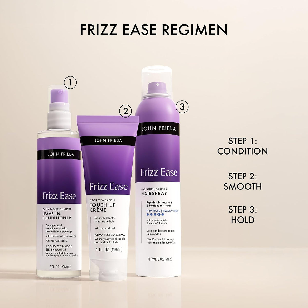 John Frieda Frizz Ease Secret Weapon Smoothing Hårcreme 118ml 30004