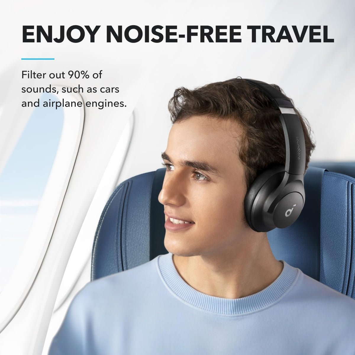 Soundcore Q20i Trådløse Over-Ear Hovedtelefoner A3004