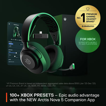 SteelSeries Arctis Nova 5X Trådløse Gaming Hovedtelefoner 61676