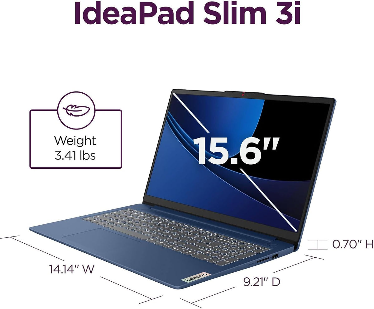 Lenovo IdeaPad Slim 3 15.6" Bærbar Computer Intel N150