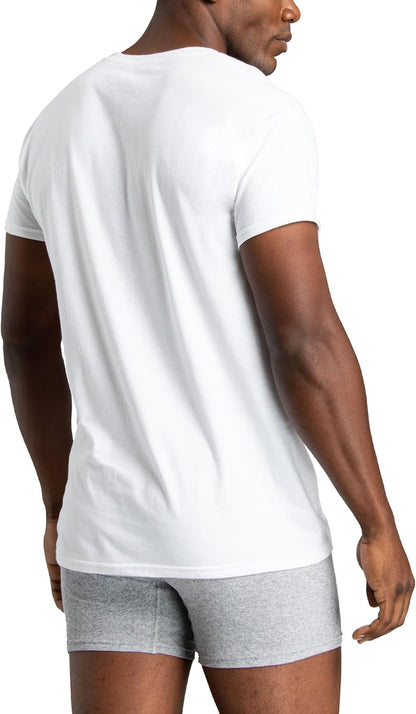 Fruit of the Loom Herre Undertrøje Crew Neck Kortærmet 6P2828