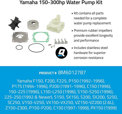 Quicksilver Vandpumpe Sæt til Yamaha 150-300HK 8M6012787