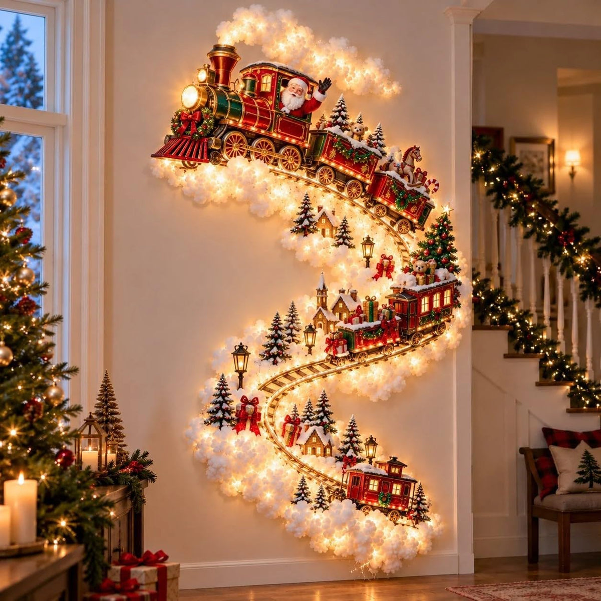 Christmas Magic Trail LED Julevæglampe 80 x 40 cm
