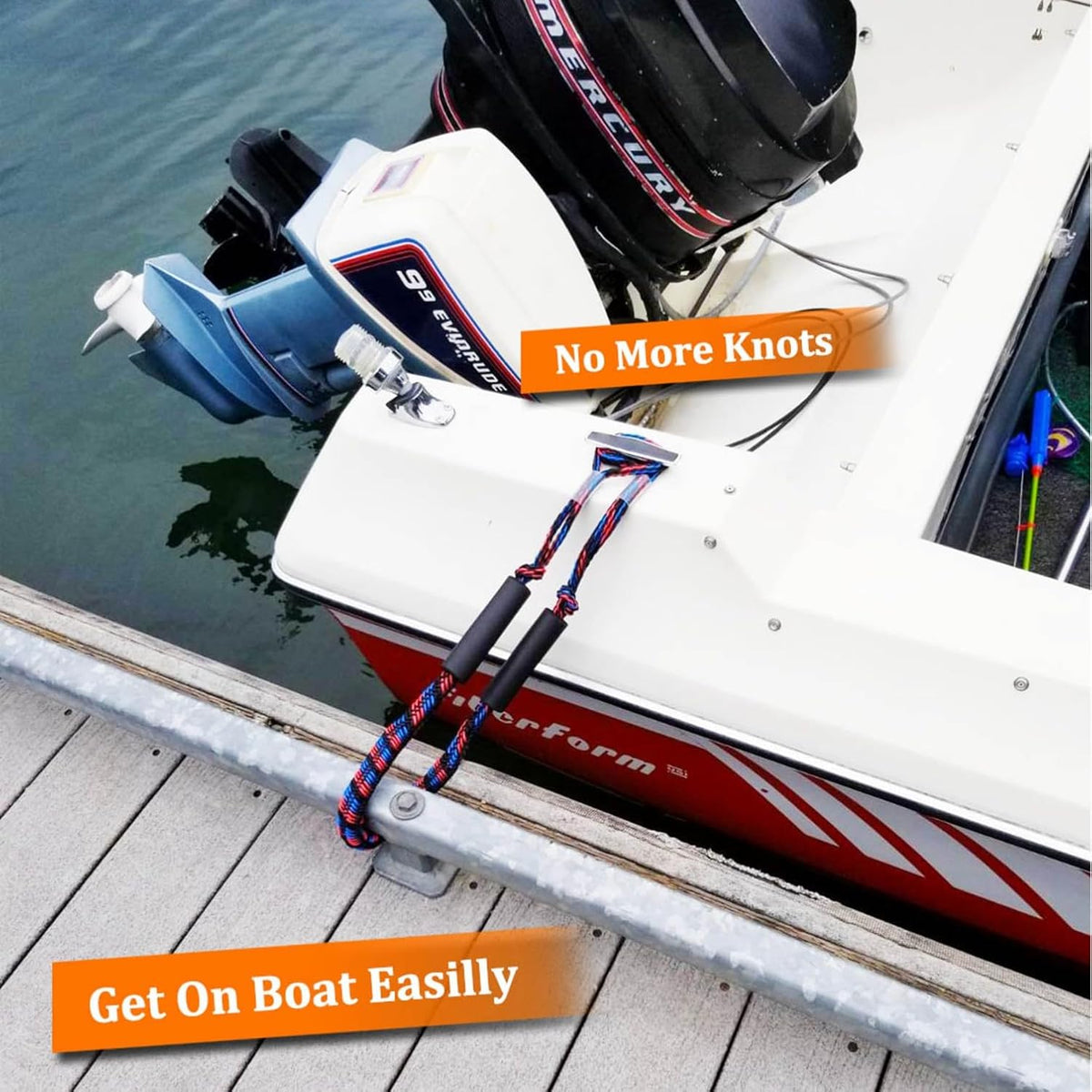 Botepon Bungee Fortøjningsreb 2 Stk. 5333590775