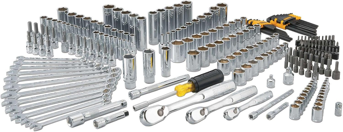 DEWALT Mekanikersæt Skraldenøgler Og Toppe 1/4" 3/8" 1/2" DWMT81535