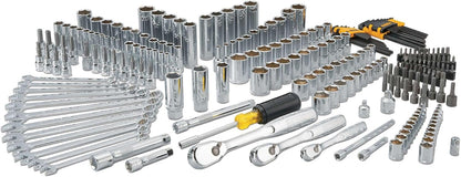 DEWALT Mekanikersæt Skraldenøgler Og Toppe 1/4" 3/8" 1/2" DWMT81535