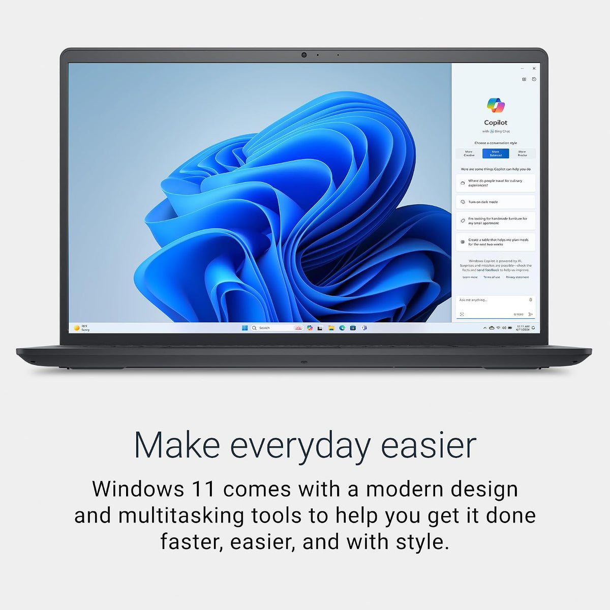 Dell 15 15.6" Bærbar Computer FHD