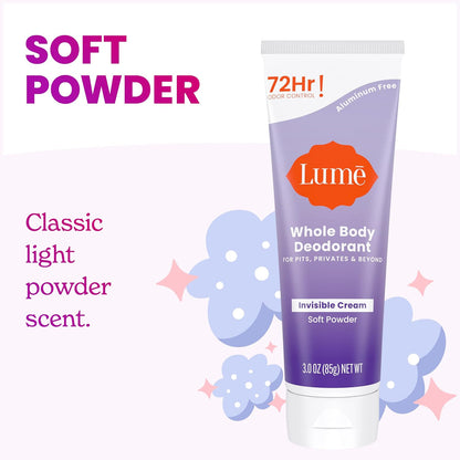 Lume Whole Body Deodorant Cream Tube 9050081110
