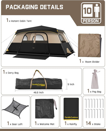 FanttikOutdoor Camping Telt Zeta C10 Pro