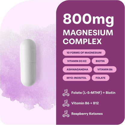 Micro Ingredients Magnesium Complex til Kvinder 240 Kapsler
