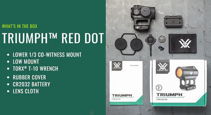 Vortex Rødpunktsigte Triumph 2 MOA TRI-RD2-Vortex