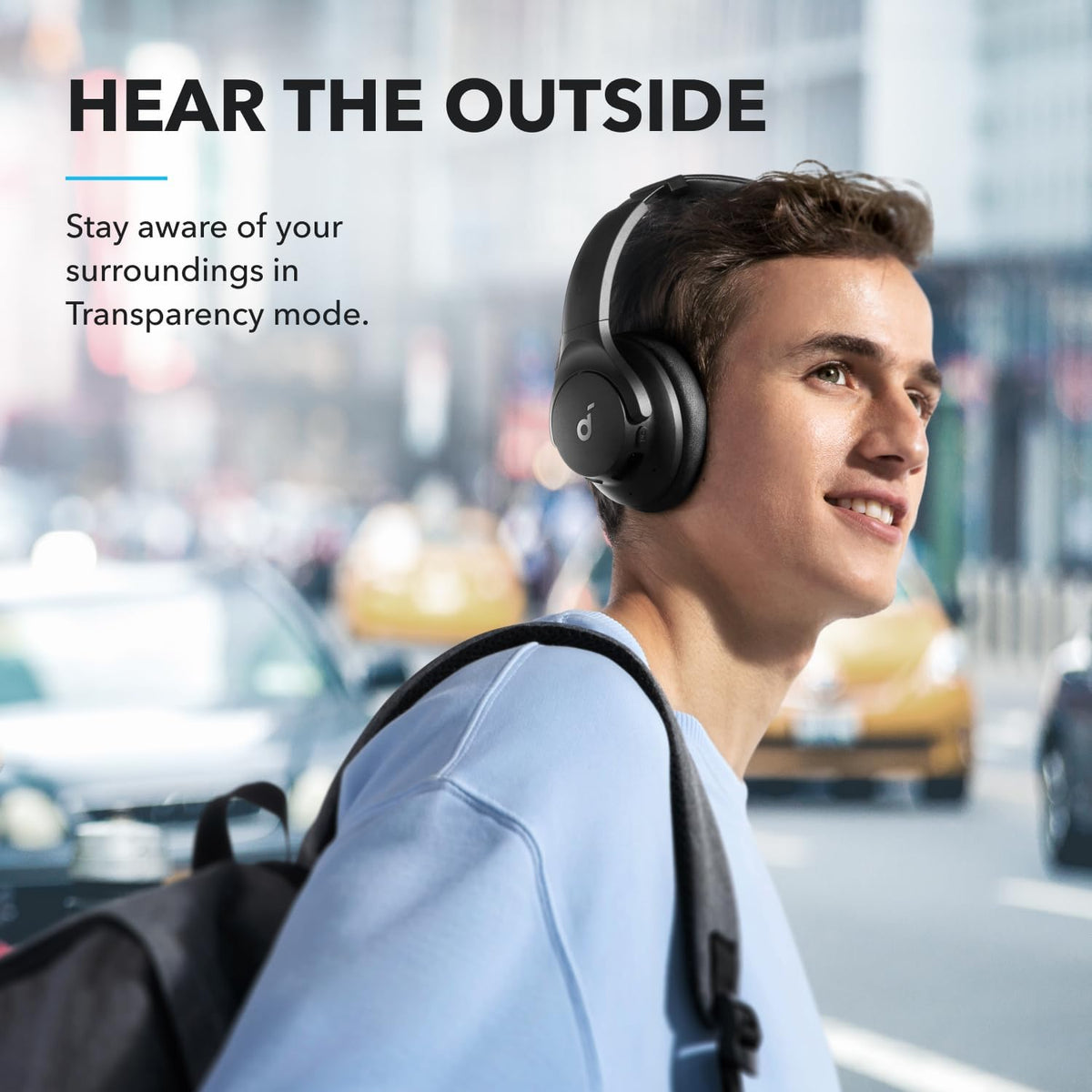 Soundcore Q20i Trådløse Over-Ear Hovedtelefoner A3004