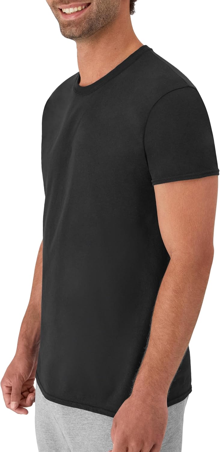 Hanes Herre Undertrøje Crew Neck Kortærmet 2135P6
