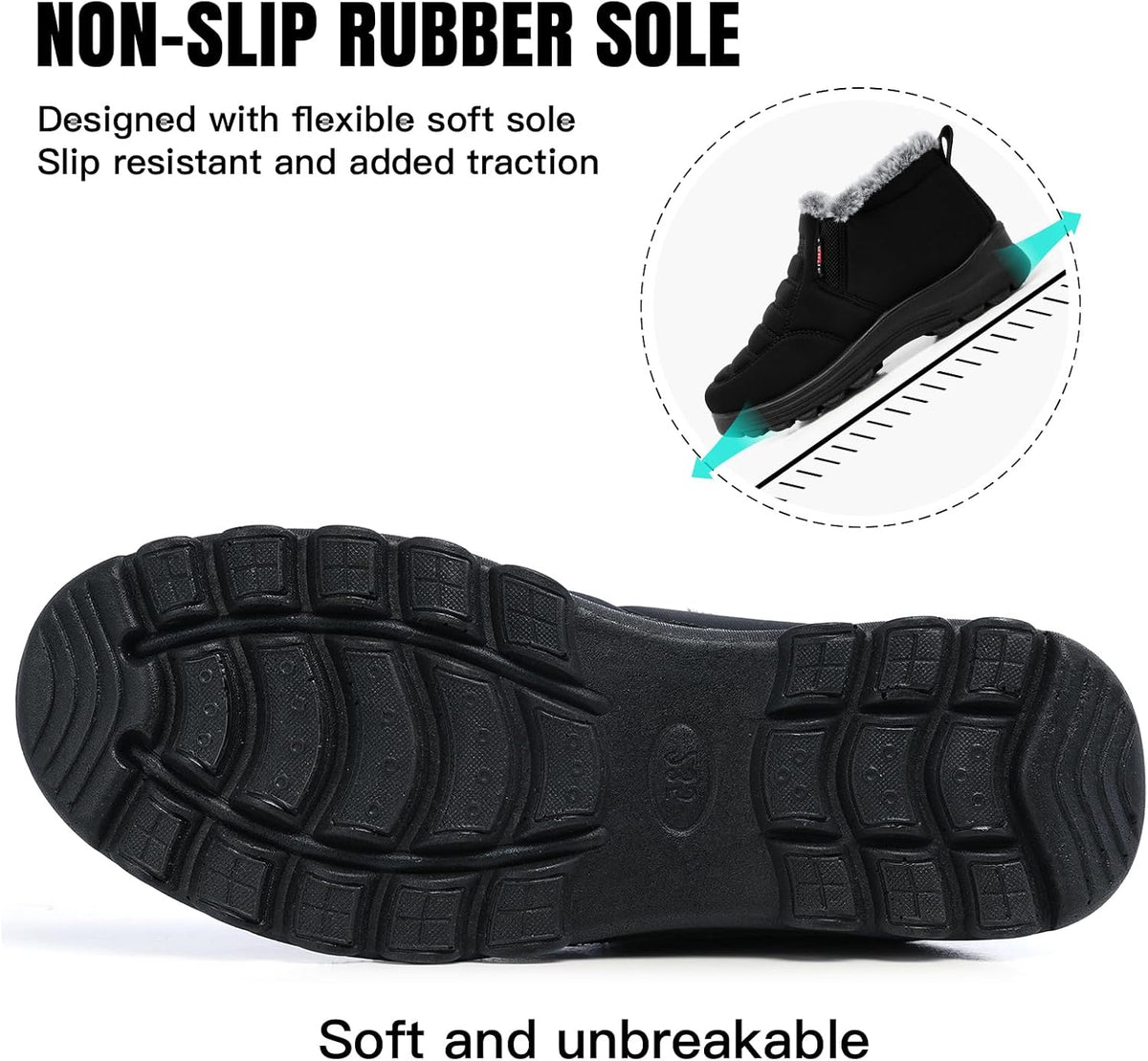 Dame Vinterstøvler Snow Boots Varm Skridsikker ADT2723
