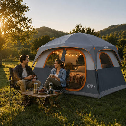 UNP Camping Telt 6 Personer UNP-100978-GY