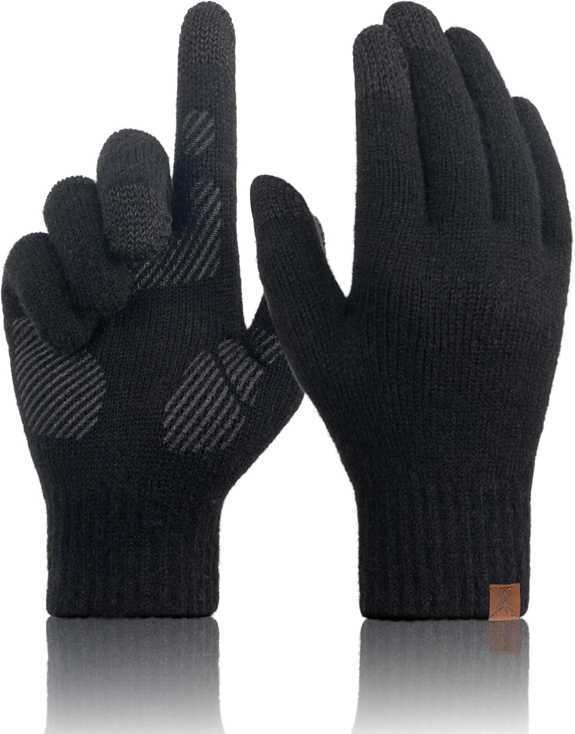 TRENDOUX Unisex Handsker Vinter Merinould Touchscreen
