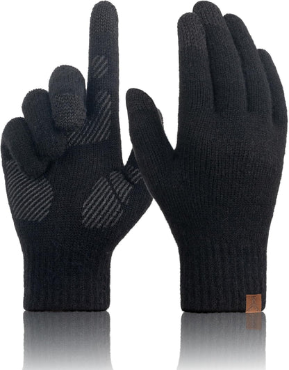 TRENDOUX Unisex Handsker Vinter Merinould Touchscreen